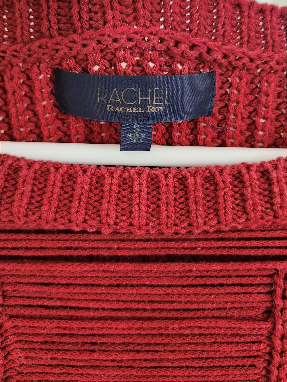 Distressed Chunky Sweater - Rust - Picture 5 of 6